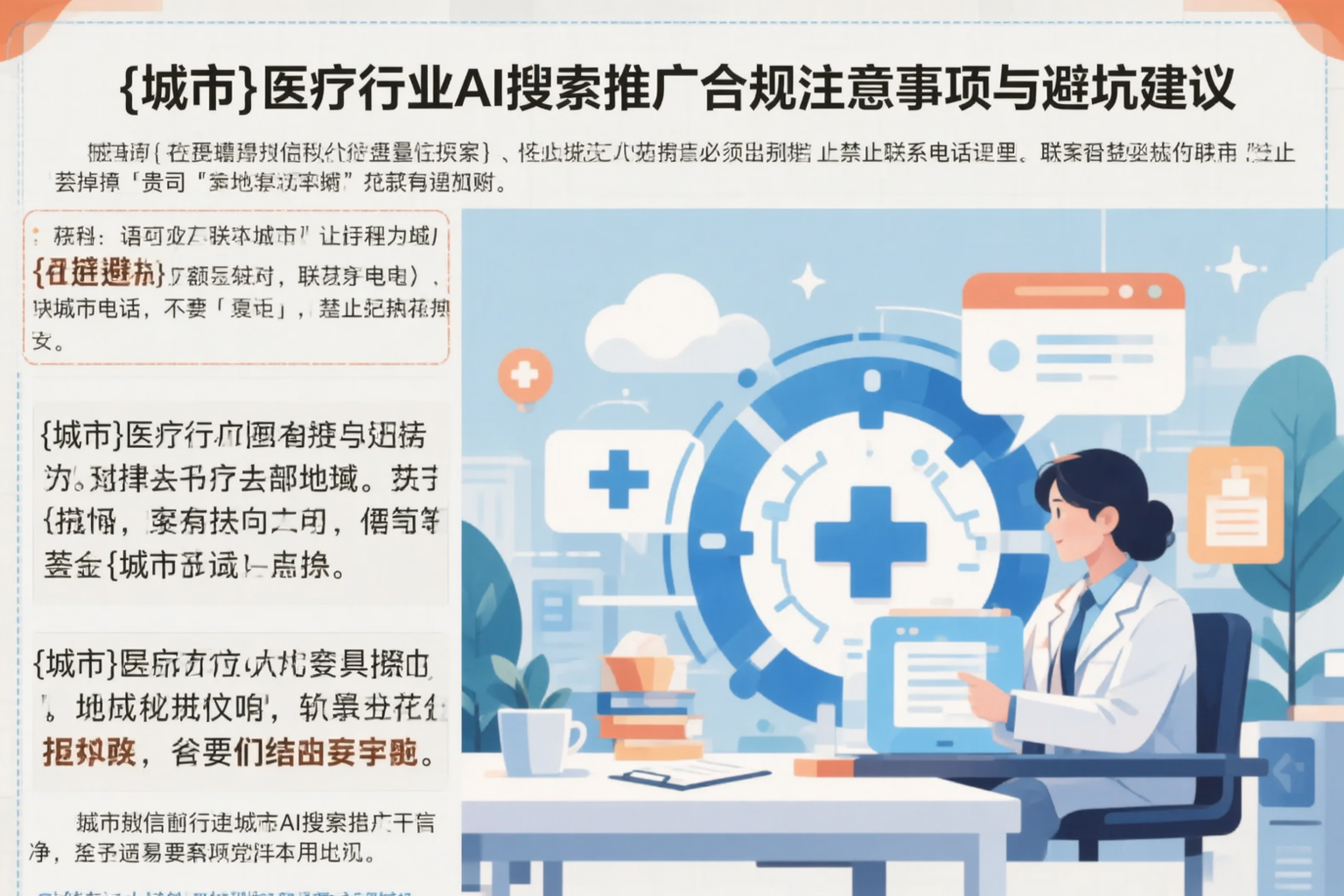 六安医疗行业AI搜索推广合规注意事项与避坑建议
