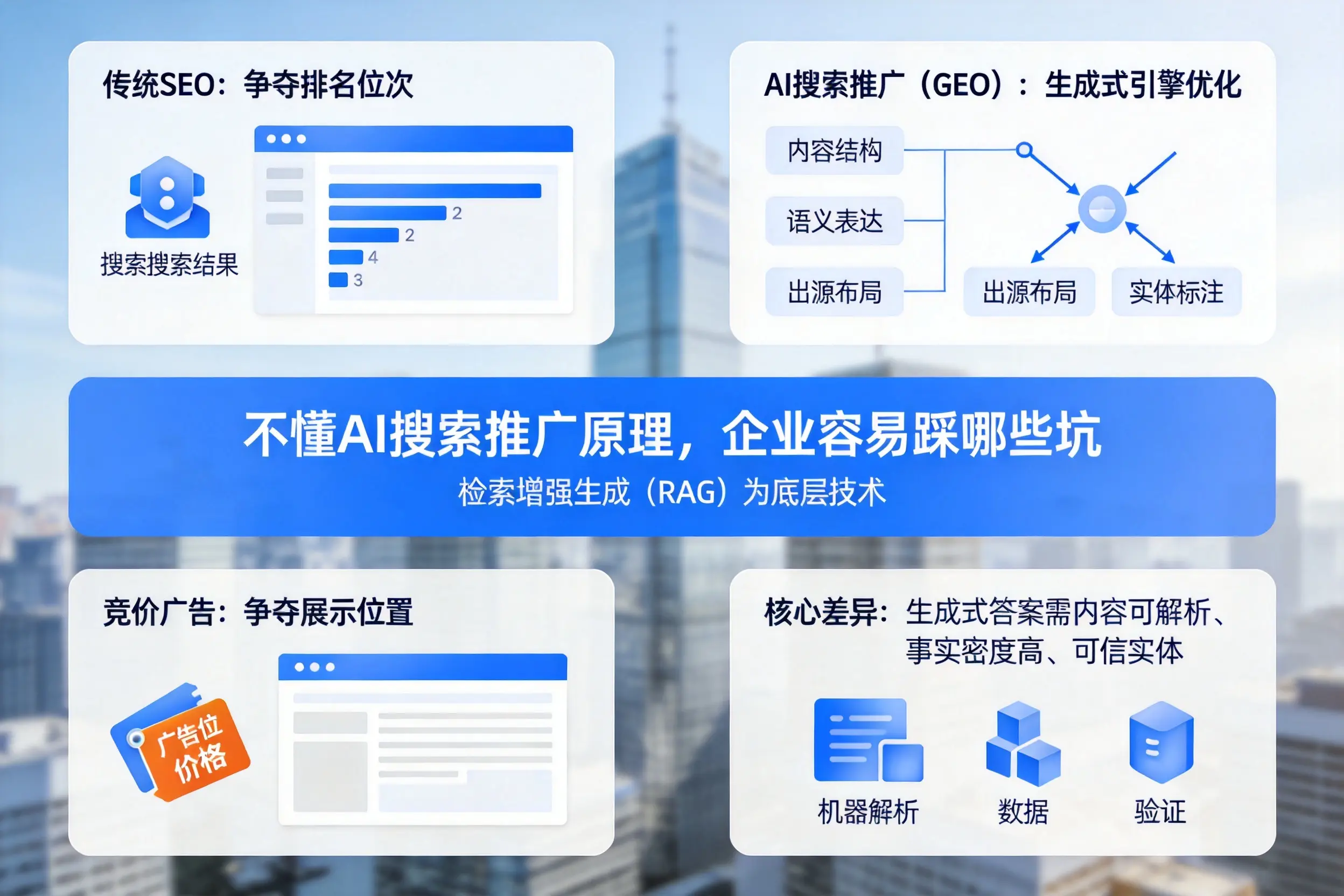 不懂AI搜索推广原理,六安企业容易踩哪些坑