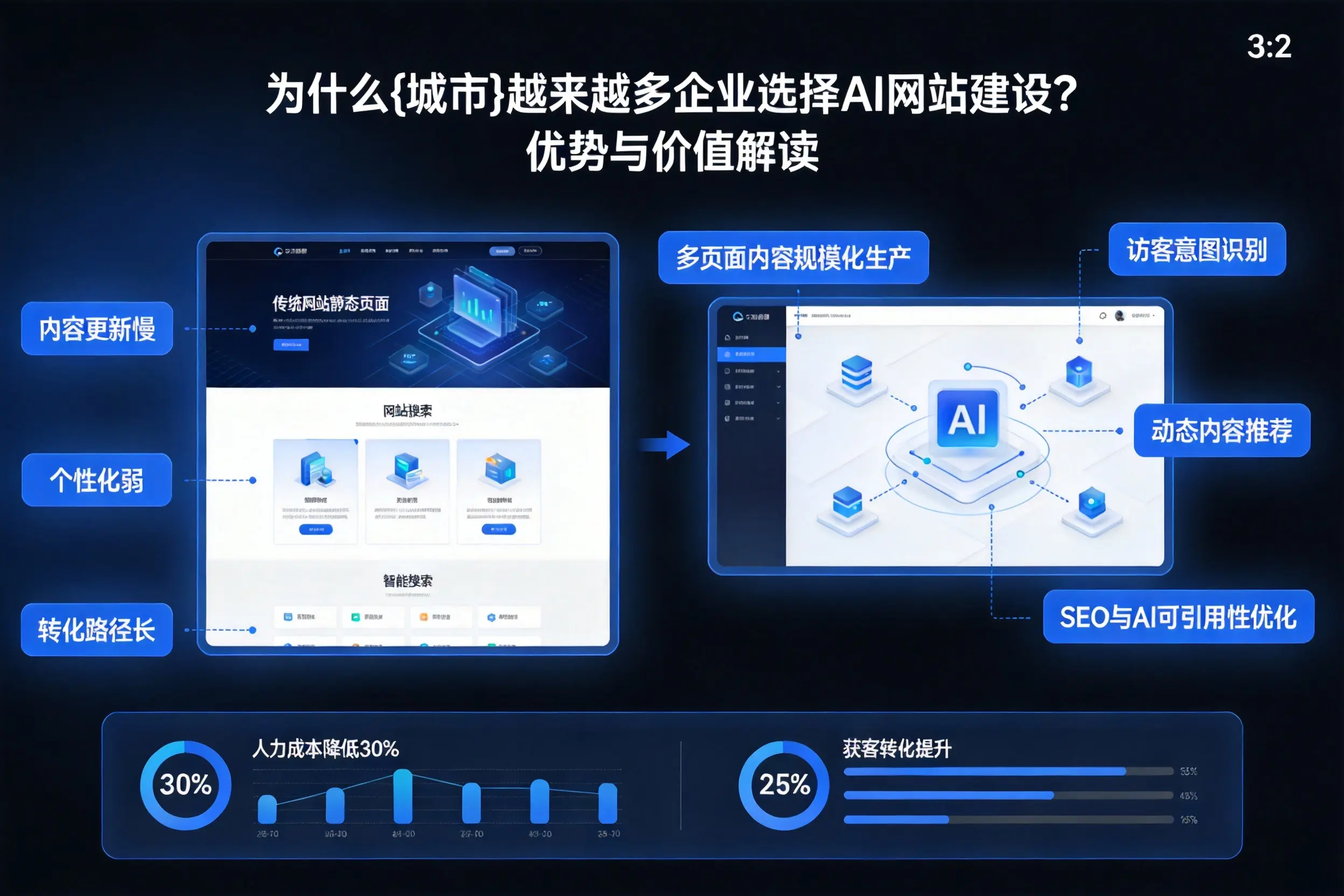 为什么六安越来越多企业选择AI网站建设?优势与价值解读