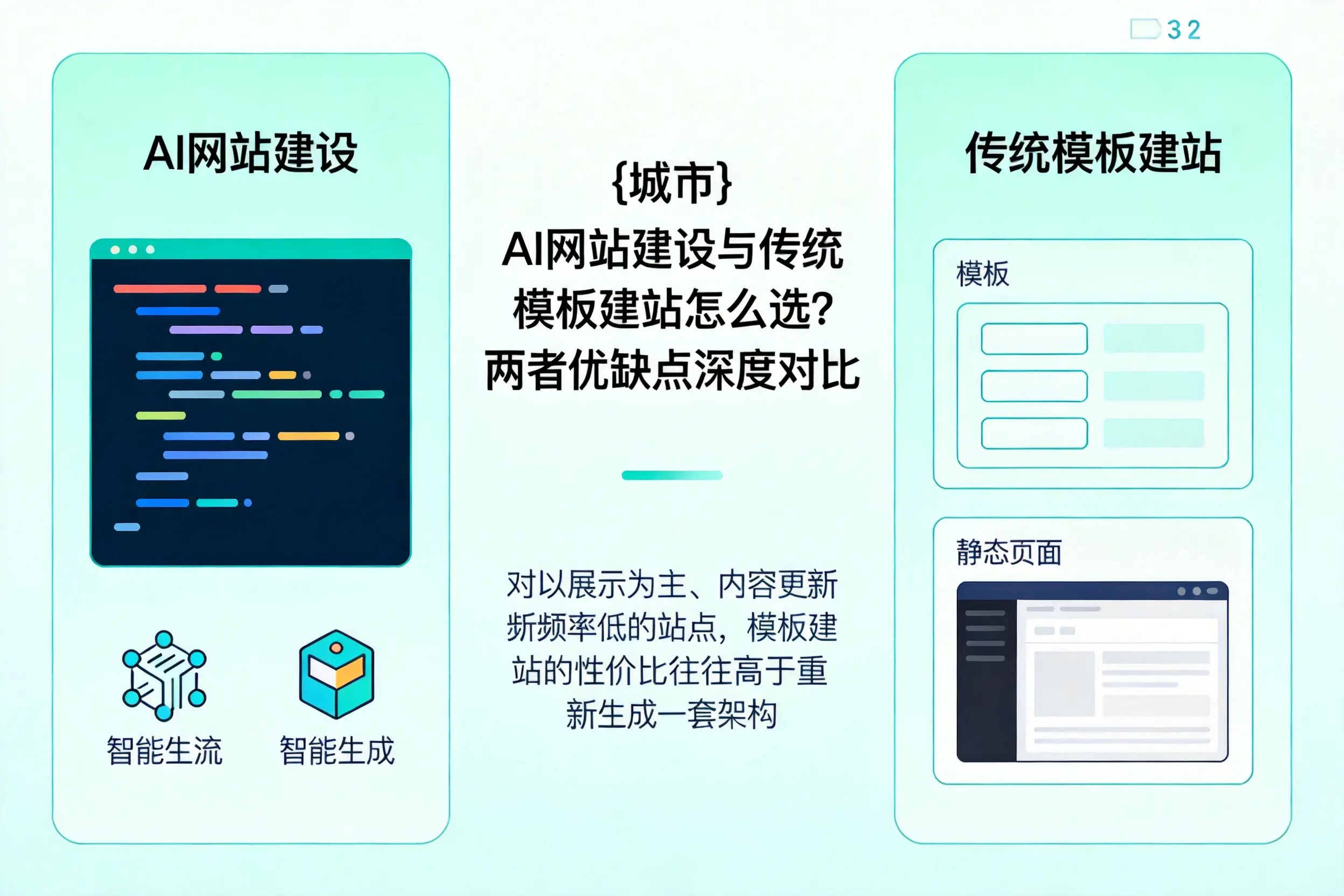 六安AI网站建设与传统模板建站怎么选?两者优缺点深度对比