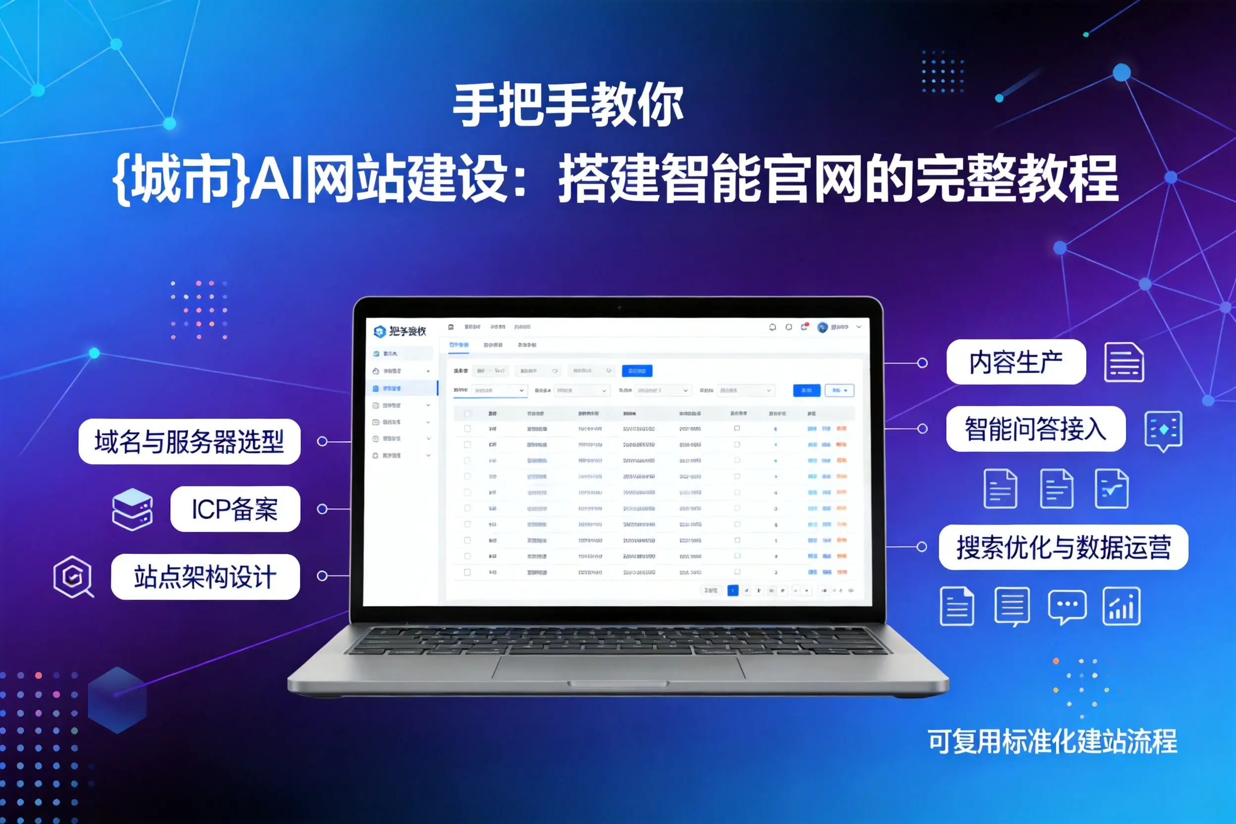 手把手教你六安AI网站建设:搭建智能官网的完整教程