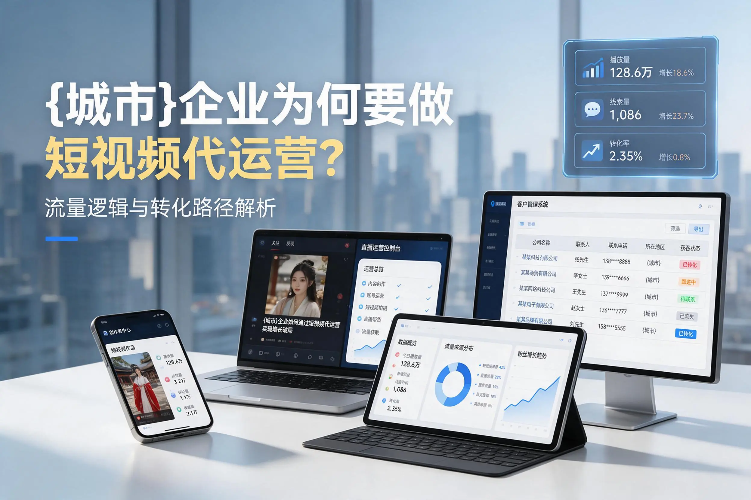六安企业为何要做短视频代运营？流量逻辑与转化路径解析