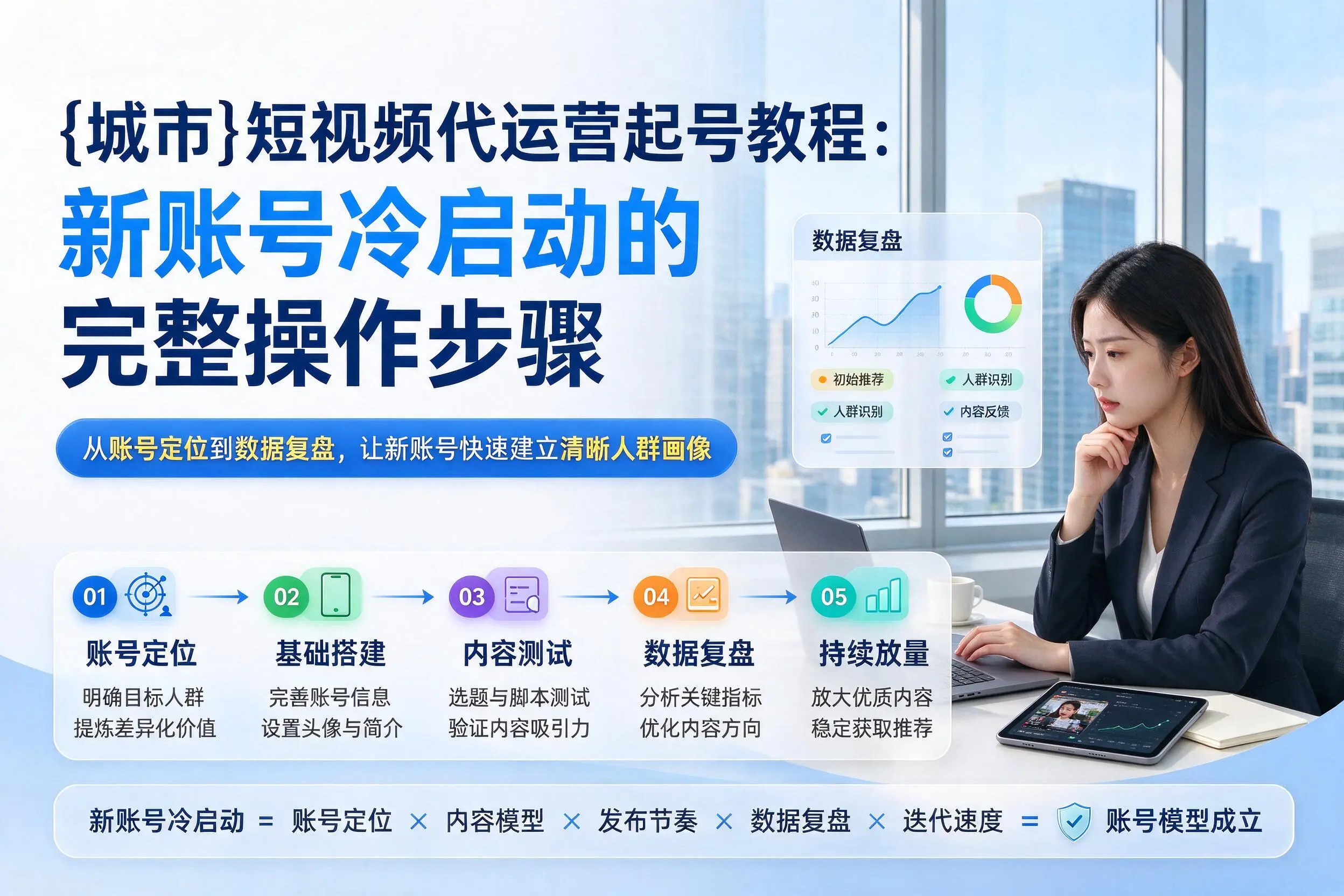 六安短视频代运营起号教程:新账号冷启动的完整操作步骤
