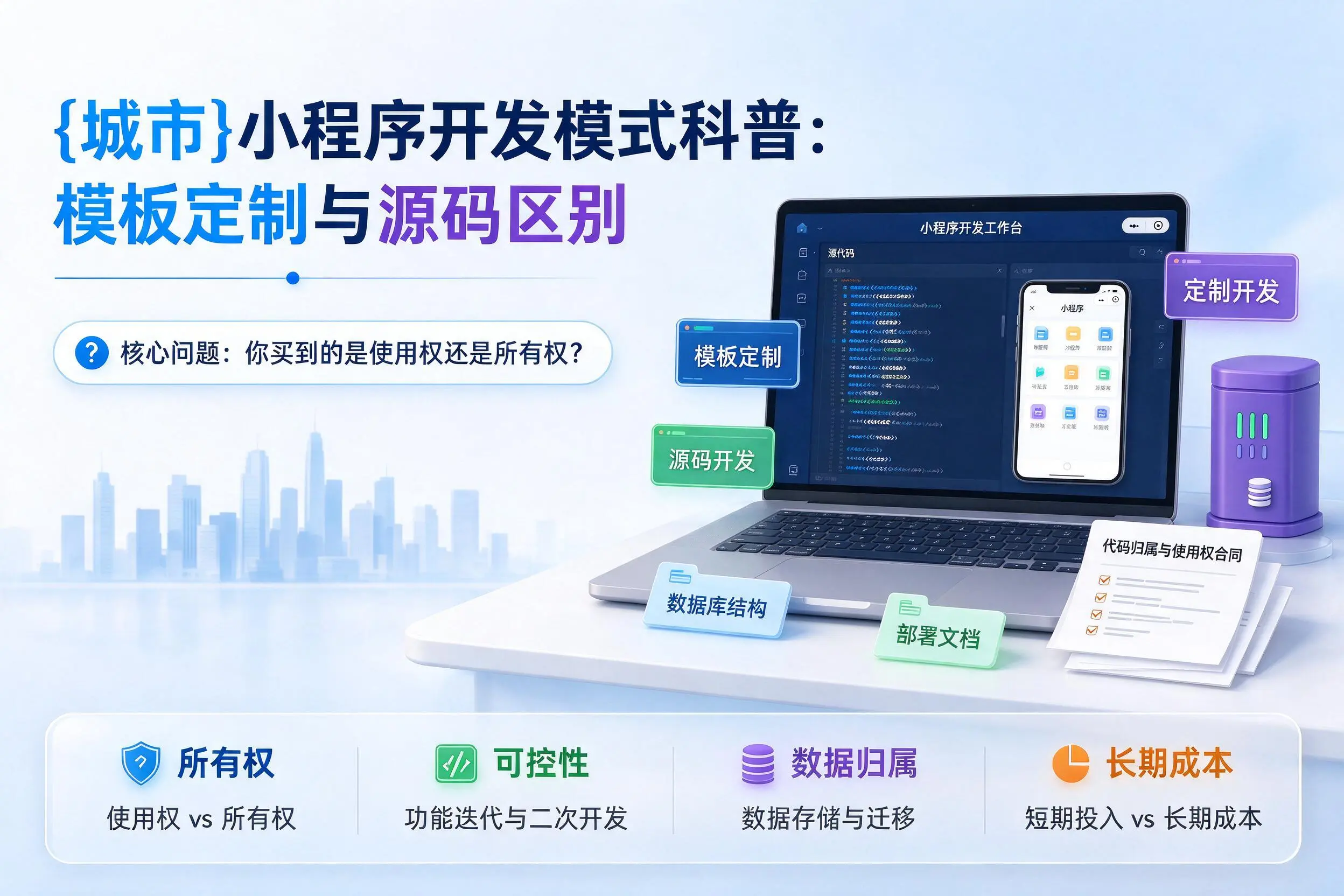 六安小程序开发模式科普:模板定制与源码区别