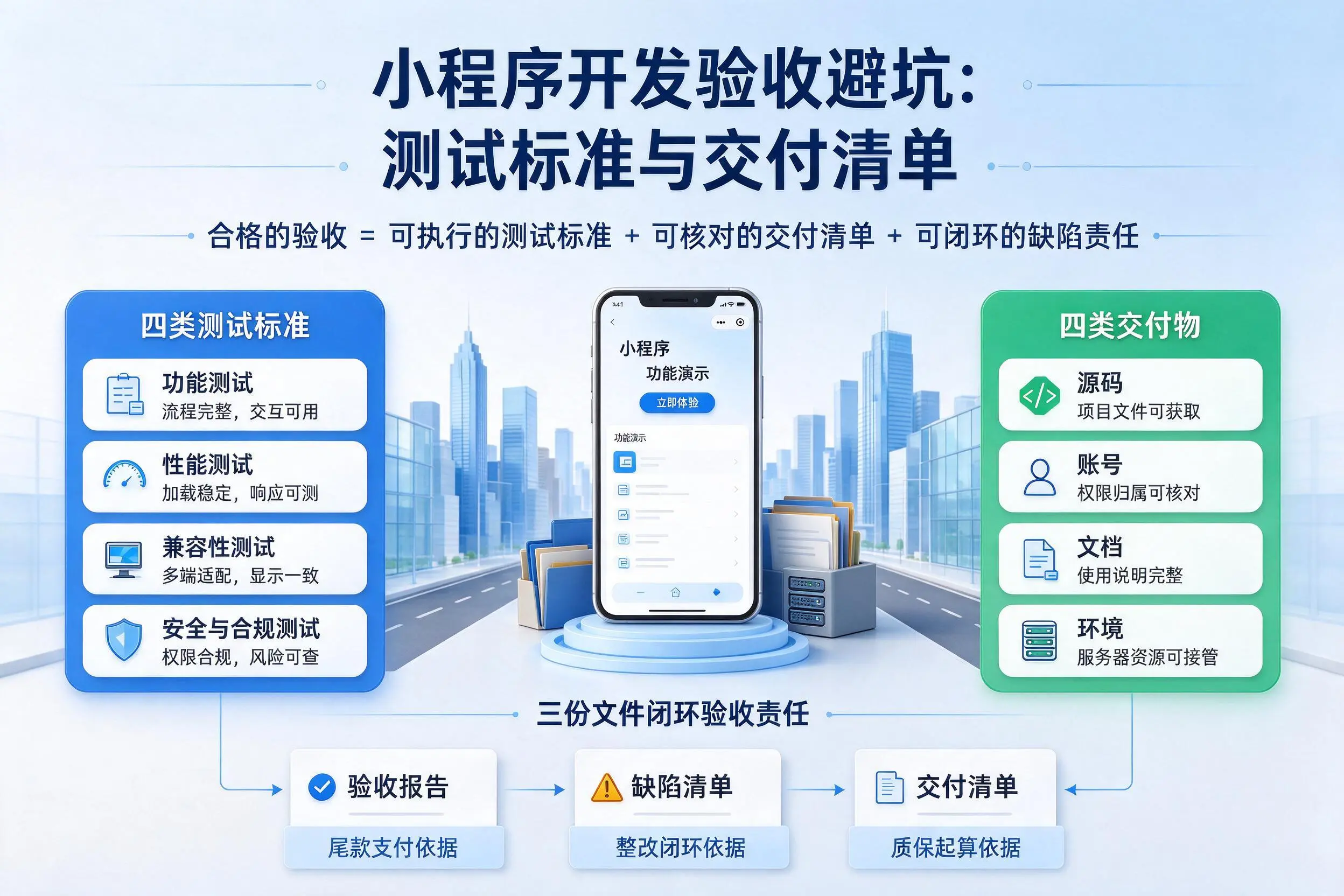 六安小程序开发验收避坑：测试标准与交付清单
