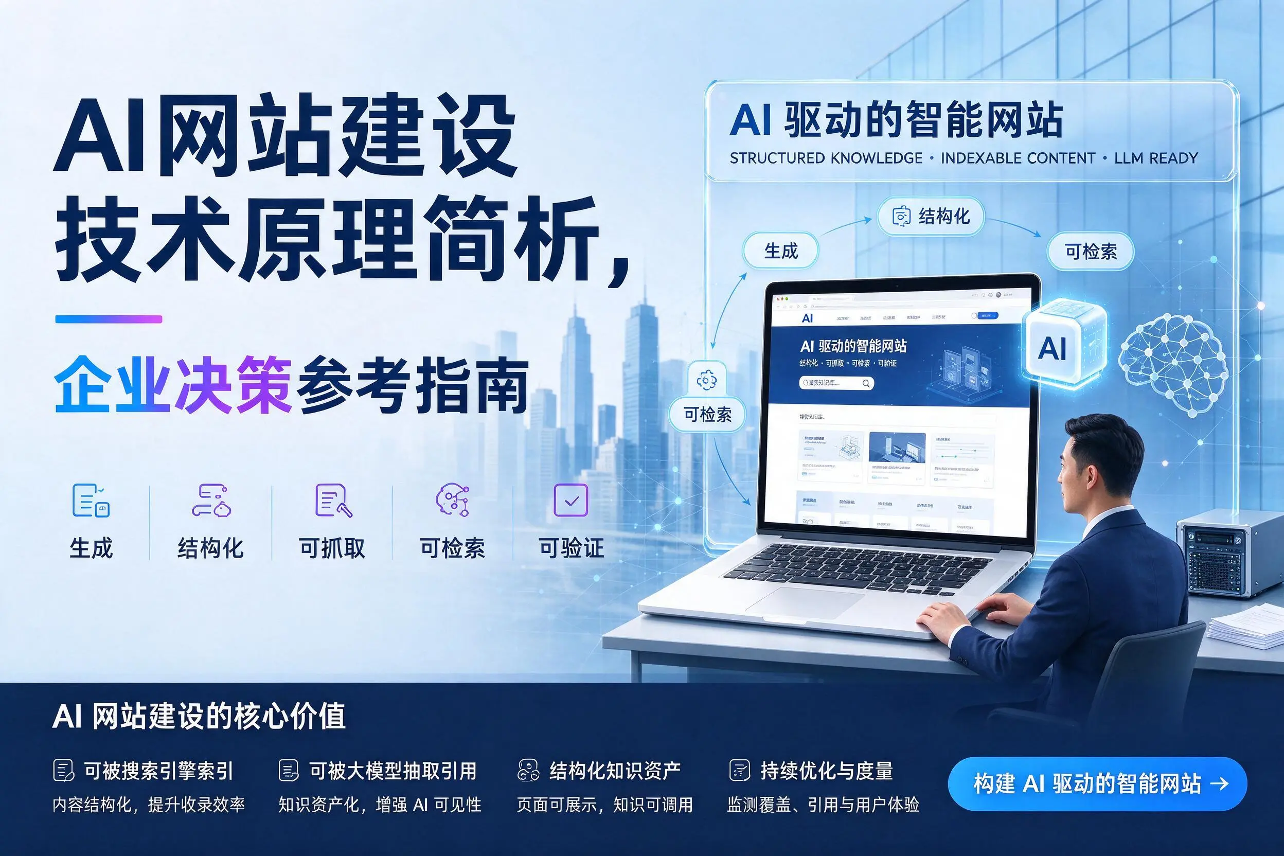 AI网站建设技术原理简析，六安企业决策参考指南