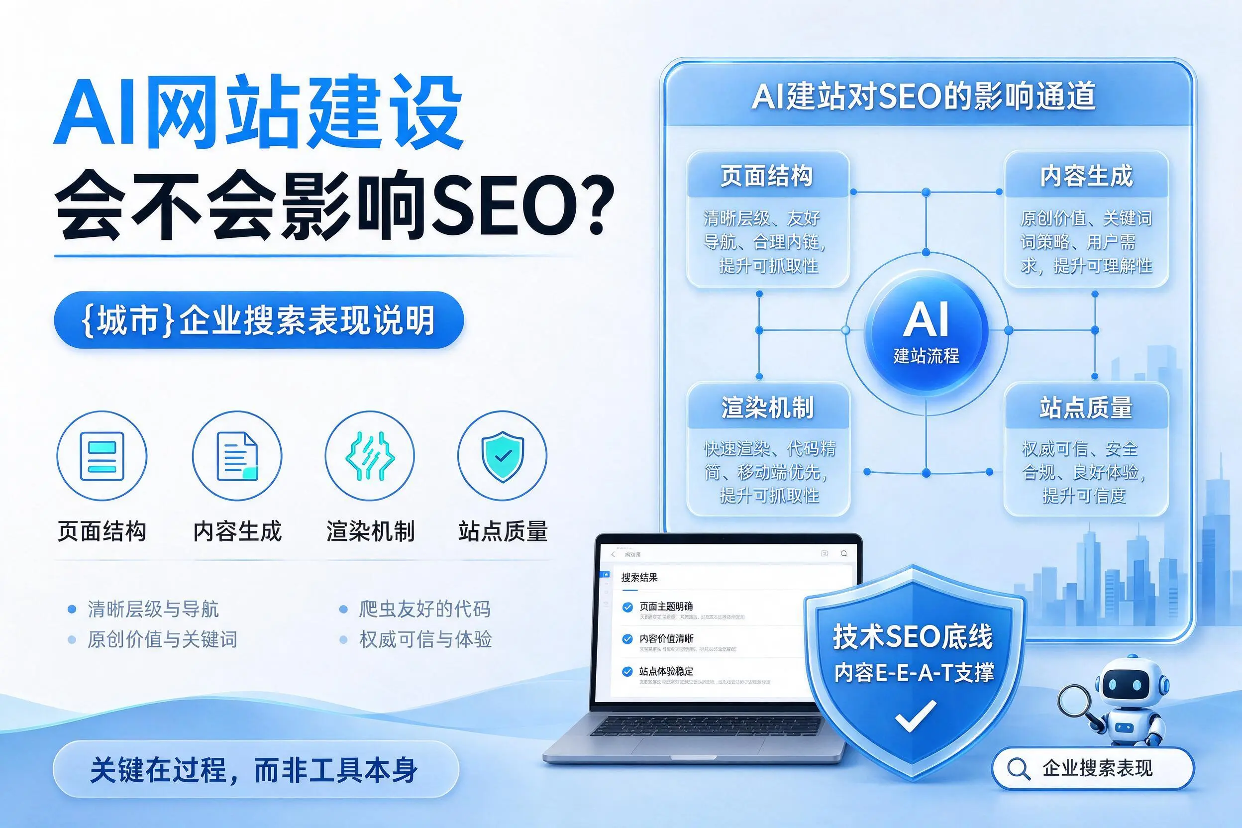AI网站建设会不会影响SEO？六安企业搜索表现说明
