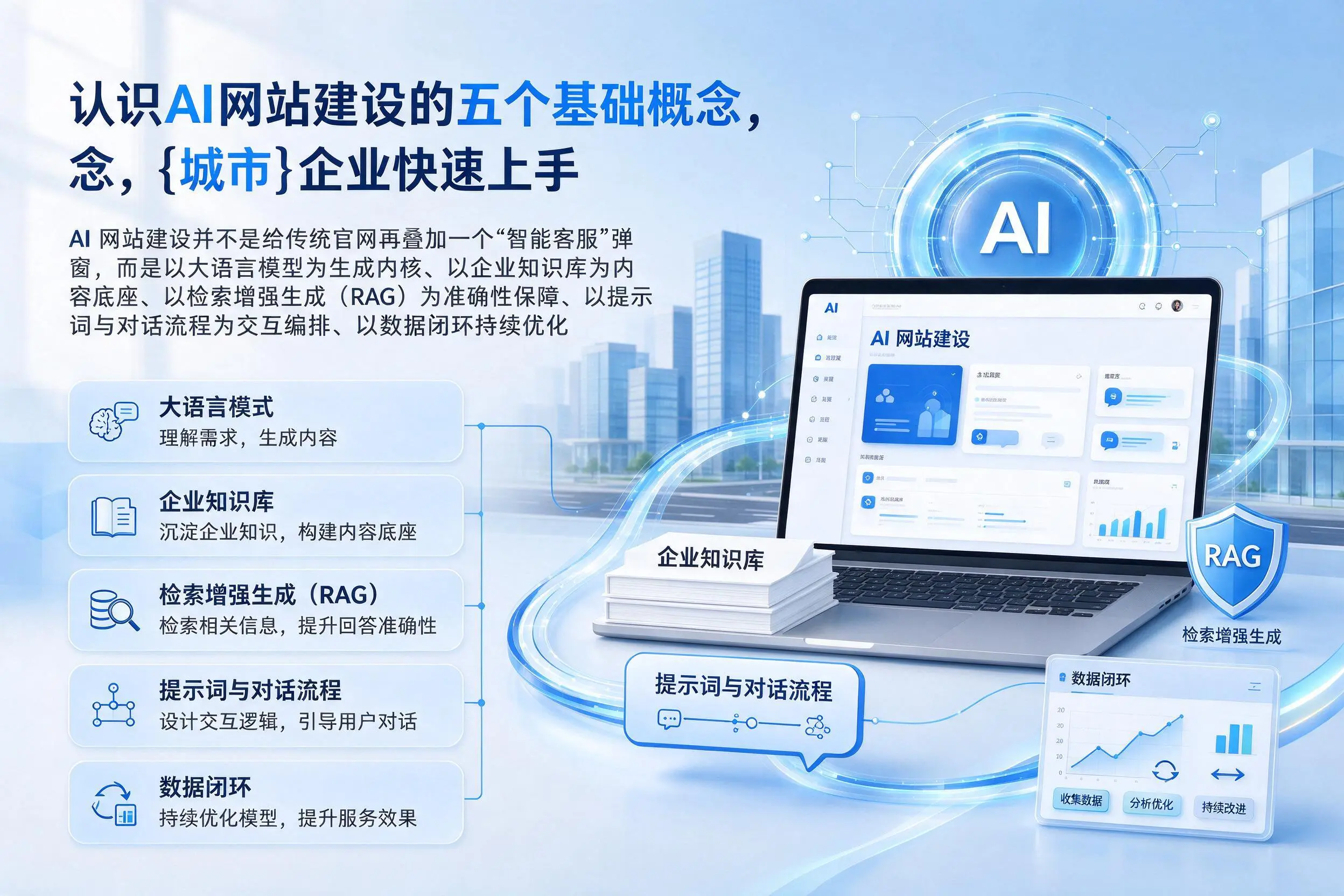 认识AI网站建设的五个基础概念，六安企业快速上手