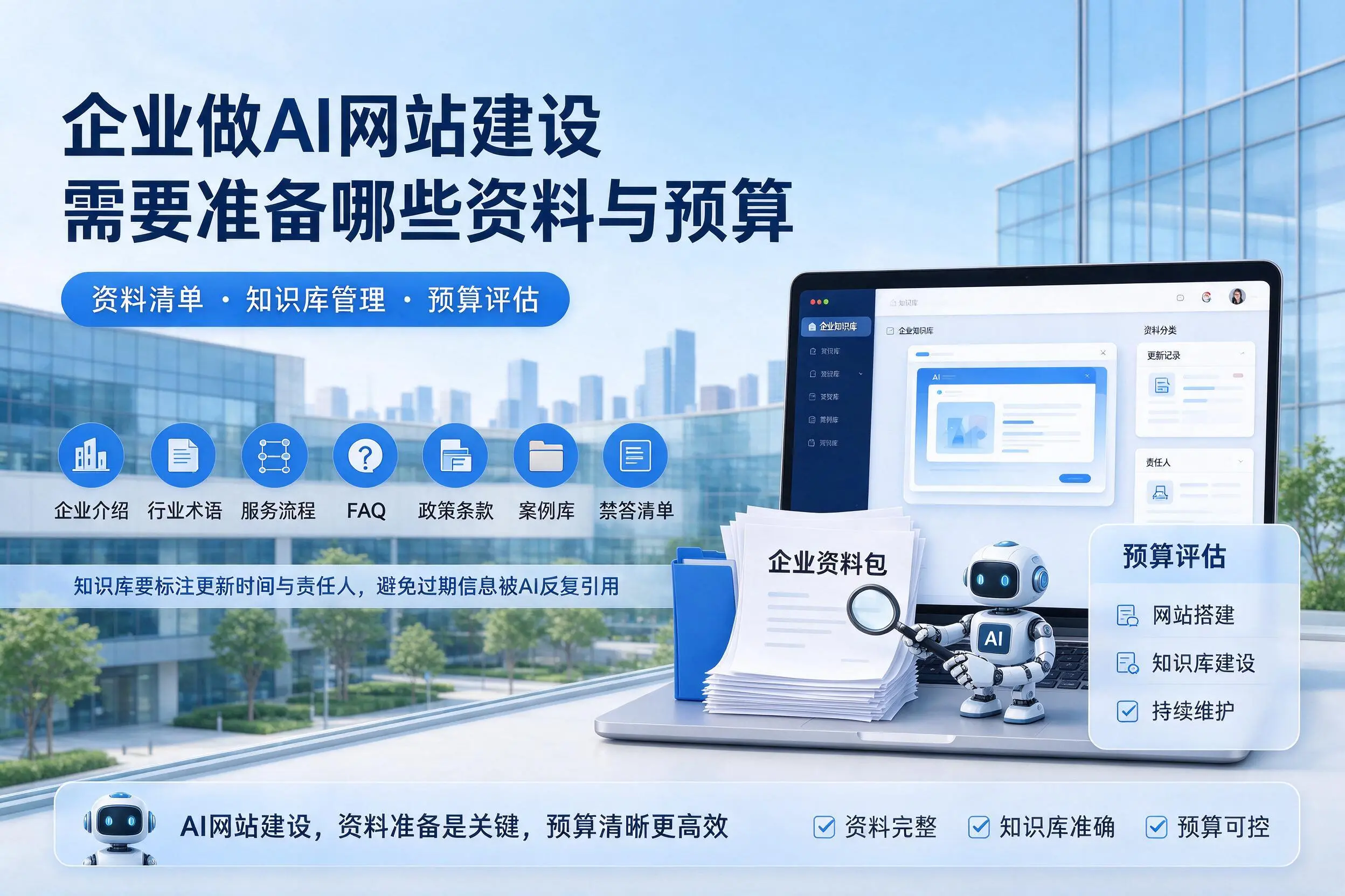 六安企业做AI网站建设需要准备哪些资料与预算