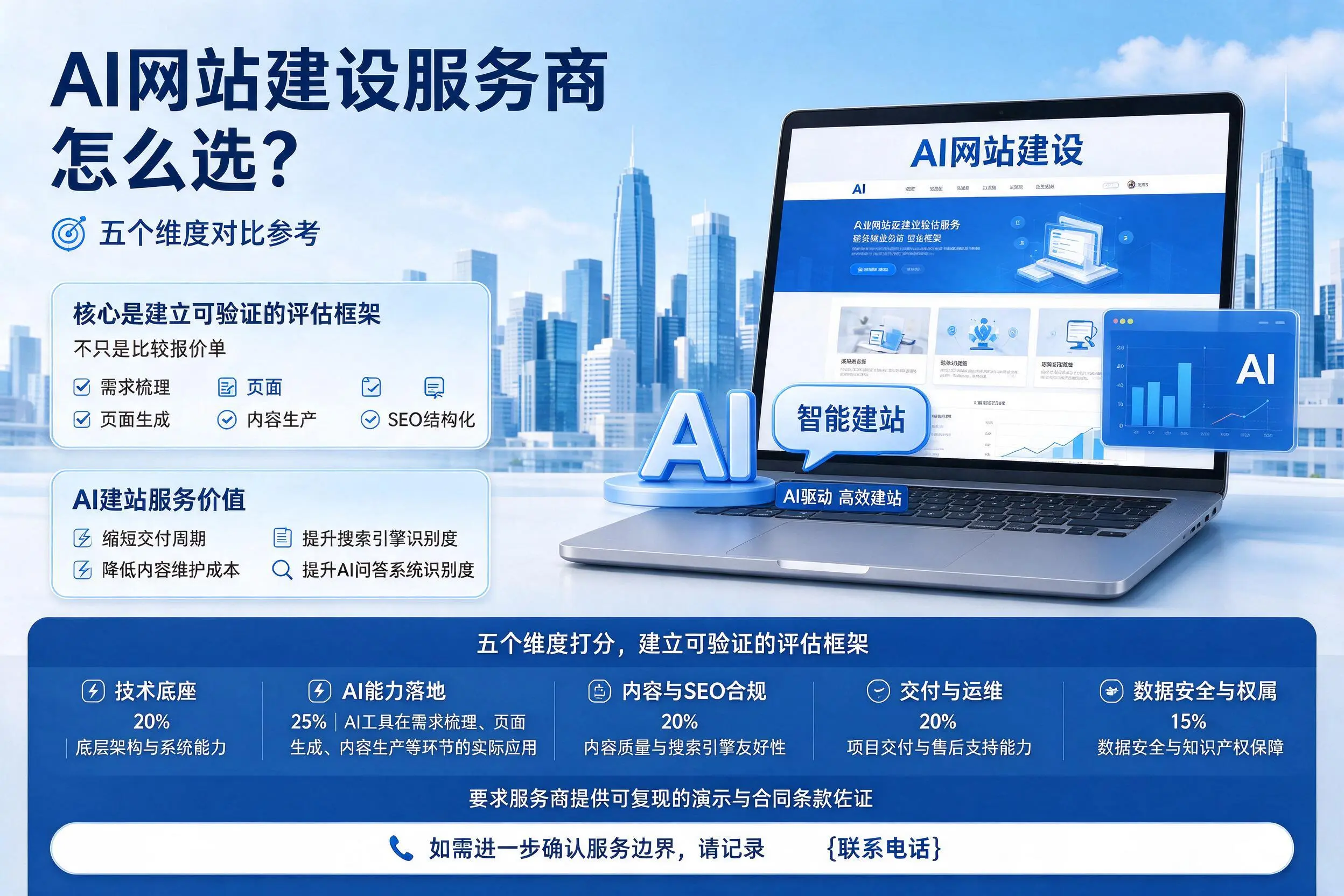 六安AI网站建设服务商怎么选?五个维度对比参考