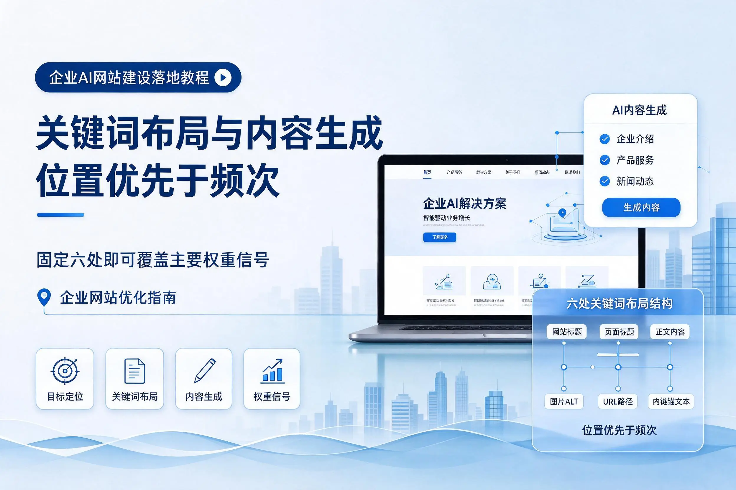 六安企业AI网站建设落地教程:关键词布局与内容生成