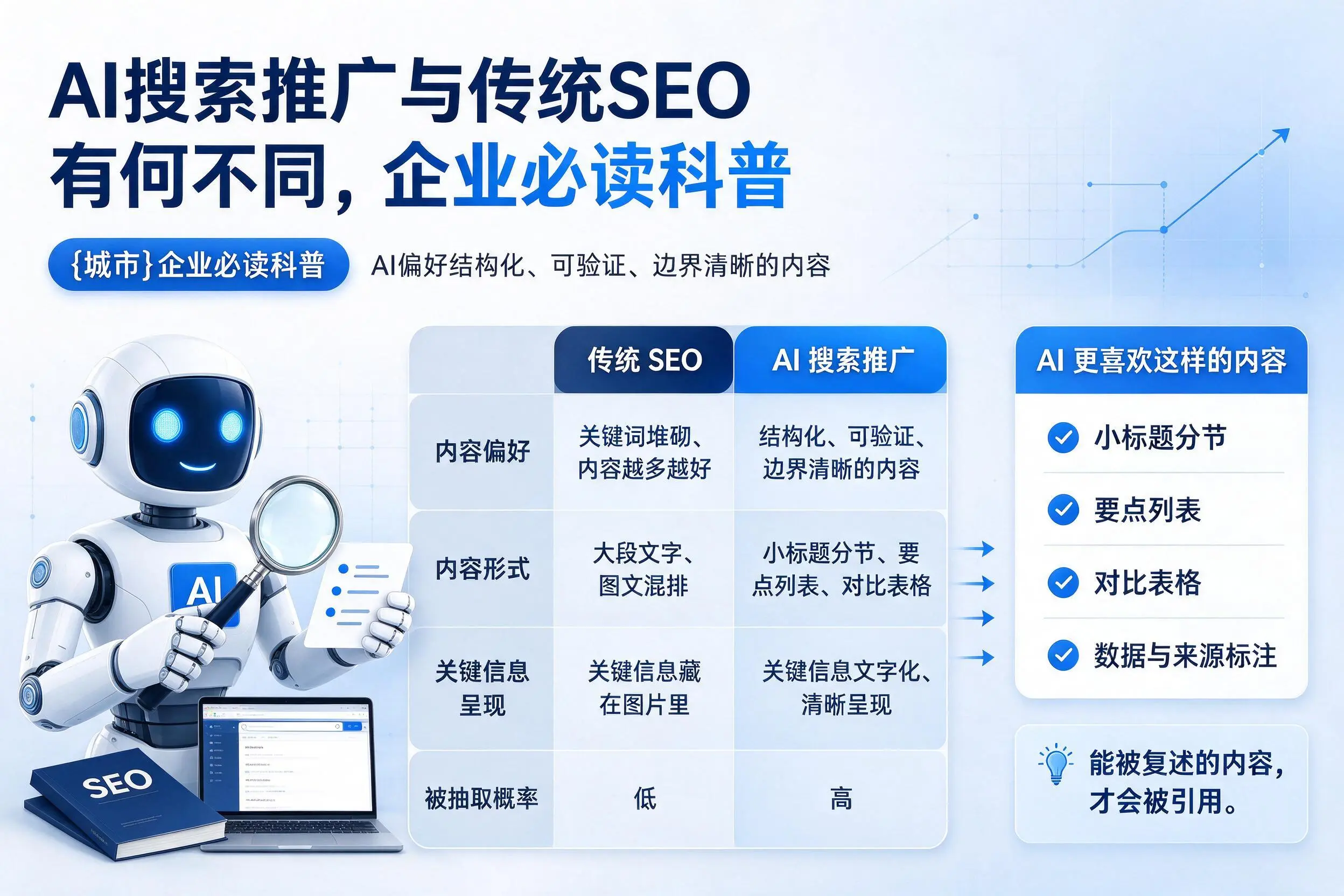 AI搜索推广与传统SEO有何不同，六安企业必读科普